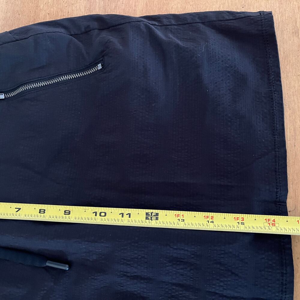 Athleta Trekkie North Skort Drawstring Zipper Pocket Women Black Size 4 - Picture 8 of 8